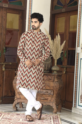 Plus Size Long Kurtas for Men