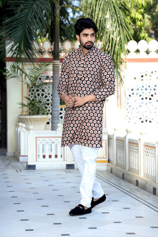 Plus Size Long Kurtas for Men