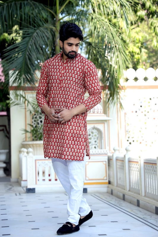 Plus Size Long Kurtas for Men