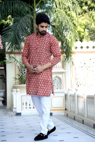 Plus Size Long Kurtas for Men