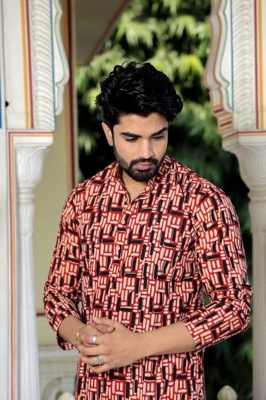 Plus Size Long Kurtas for Men