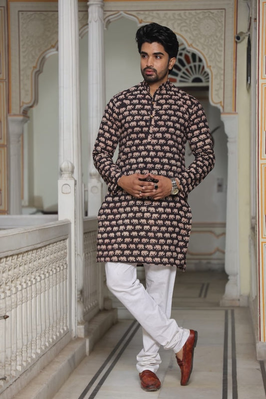 Plus Size Long Kurtas for Men