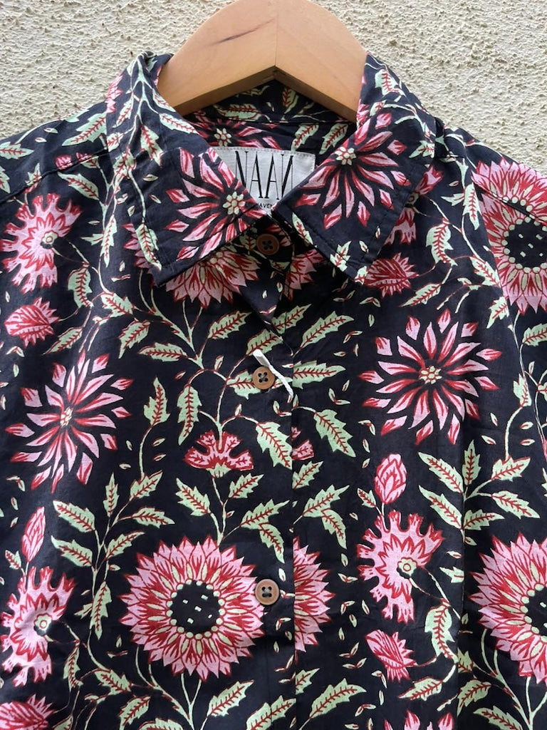 Floral Oversized Shirt for Women NAAN By Ratikha Venugopal