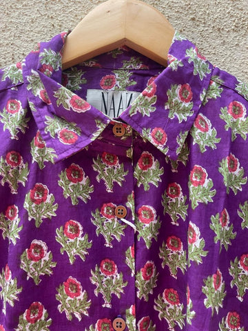 Floral Oversized Shirt for Women NAAN By Ratikha Venugopal