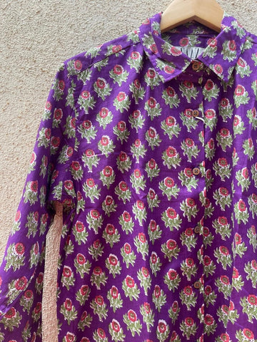 Floral Oversized Shirt for Women NAAN By Ratikha Venugopal