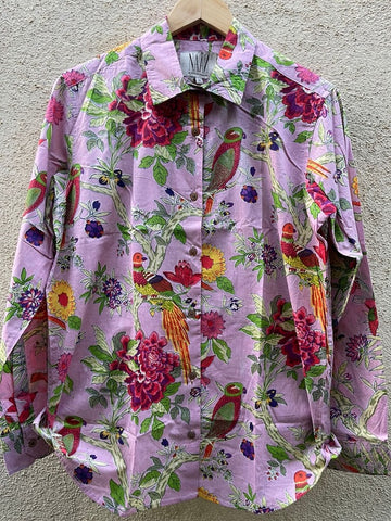 Pink Jungle Oversized Shirt for Women X Ratikha Venugopal