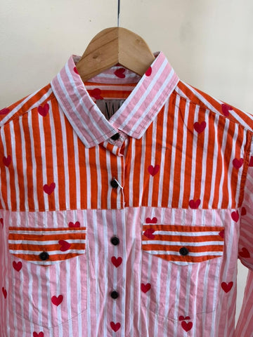 Niva Floral Vintage Womens Cotton Shirt by NAAN by Ratikha Venugopal ( Pre book - dispatch by 10th July )