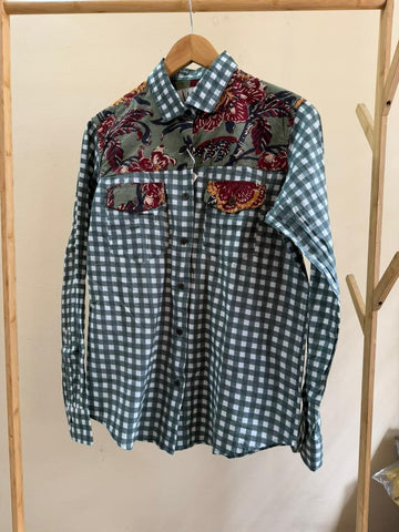 Niva Floral Vintage Womens Cotton Shirt by NAAN by Ratikha Venugopal ( Pre book - dispatch by 10th July )
