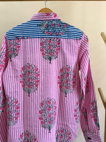 Niva Floral Vintage Womens Cotton Shirt by NAAN by Ratikha Venugopal ( Pre book - dispatch by 10th July )