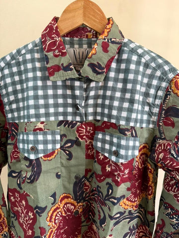 Niva Floral Vintage Womens Cotton Shirt by NAAN by Ratikha Venugopal ( Pre book - dispatch by 10th July )