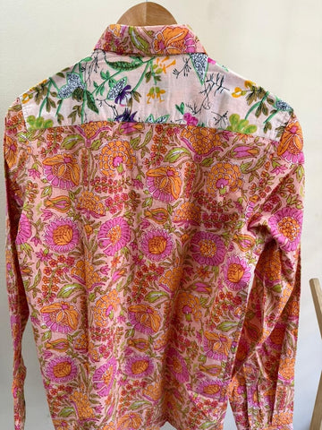 Niva Floral Vintage Womens Cotton Shirt by NAAN by Ratikha Venugopal ( Pre book - dispatch by 10th July )
