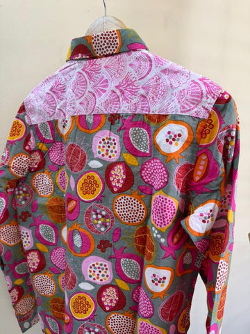 Niva Floral Vintage Womens Cotton Shirt by NAAN by Ratikha Venugopal ( Pre book - dispatch by 10th July )