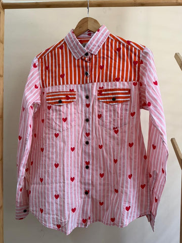Niva Floral Vintage Womens Cotton Shirt by NAAN by Ratikha Venugopal ( Pre book - dispatch by 10th July )
