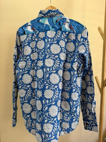 Niva Floral Vintage Womens Cotton Shirt by NAAN by Ratikha Venugopal ( Pre book - dispatch by 10th July )