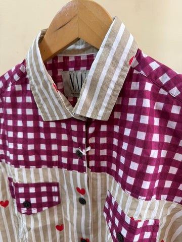 Niva Floral Vintage Womens Cotton Shirt by NAAN by Ratikha Venugopal ( Pre book - dispatch by 10th July )