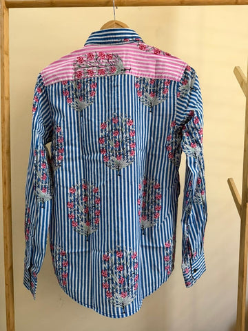 Niva Floral Vintage Womens Cotton Shirt by NAAN by Ratikha Venugopal ( Pre book - dispatch by 10th July )