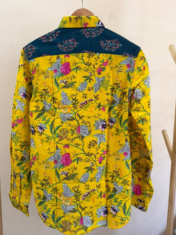 Niva Floral Vintage Womens Cotton Shirt by NAAN by Ratikha Venugopal ( Pre book - dispatch by 10th July )