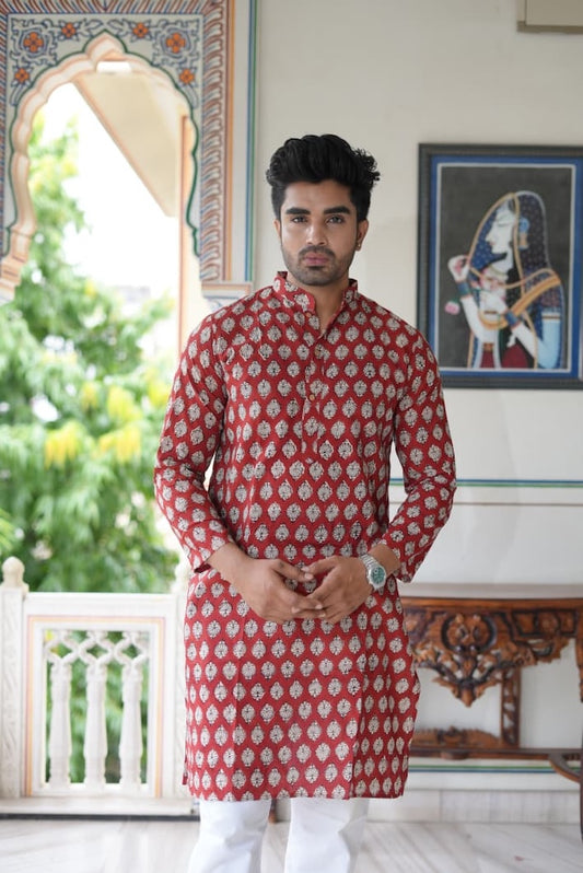 Plus Size Long Kurtas for Men
