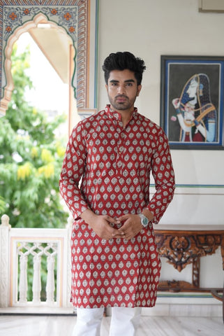 Plus Size Long Kurtas for Men