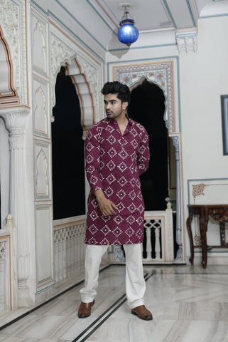 Plus Size Long Kurtas for Men