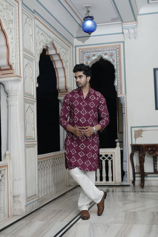 Plus Size Long Kurtas for Men