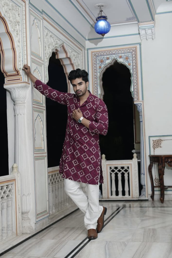 Plus Size Long Kurtas for Men