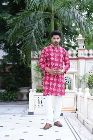 Plus Size Long Kurtas for Men