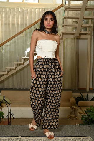 Women Printed Free Size Palazo Pant