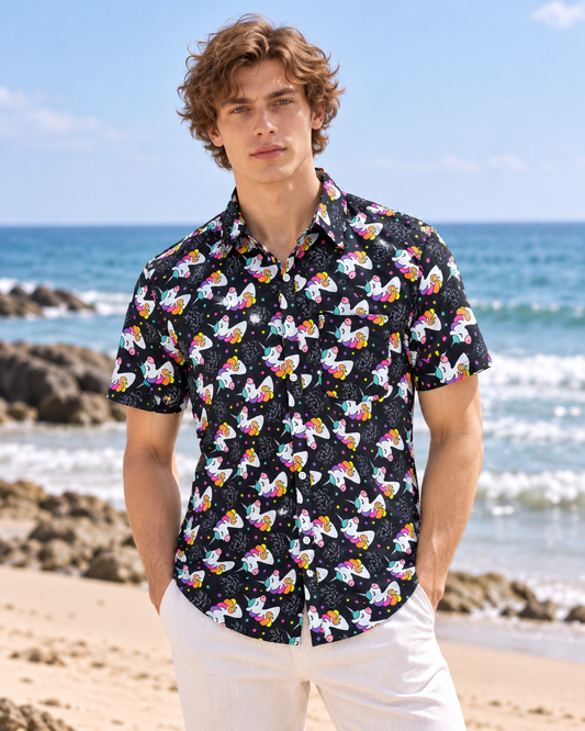 Cotton Blend Casual Shirt For Men