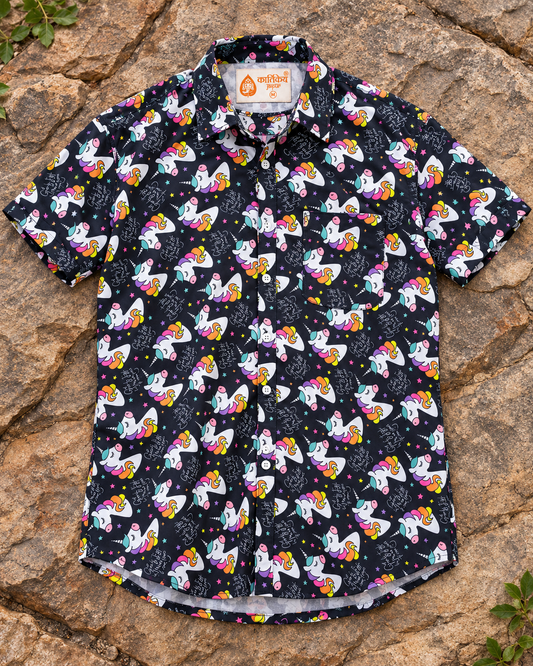 Cotton Blend Casual Shirt For Men