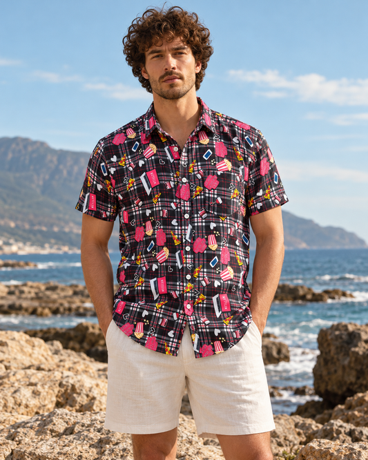 Cotton Blend Casual Shirt For Men