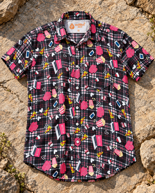 Cotton Blend Casual Shirt For Men