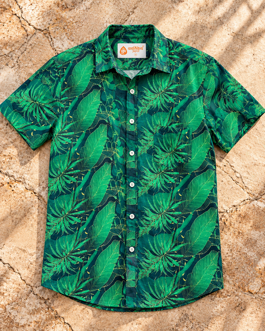 Cotton Blend Casual Shirt For Men