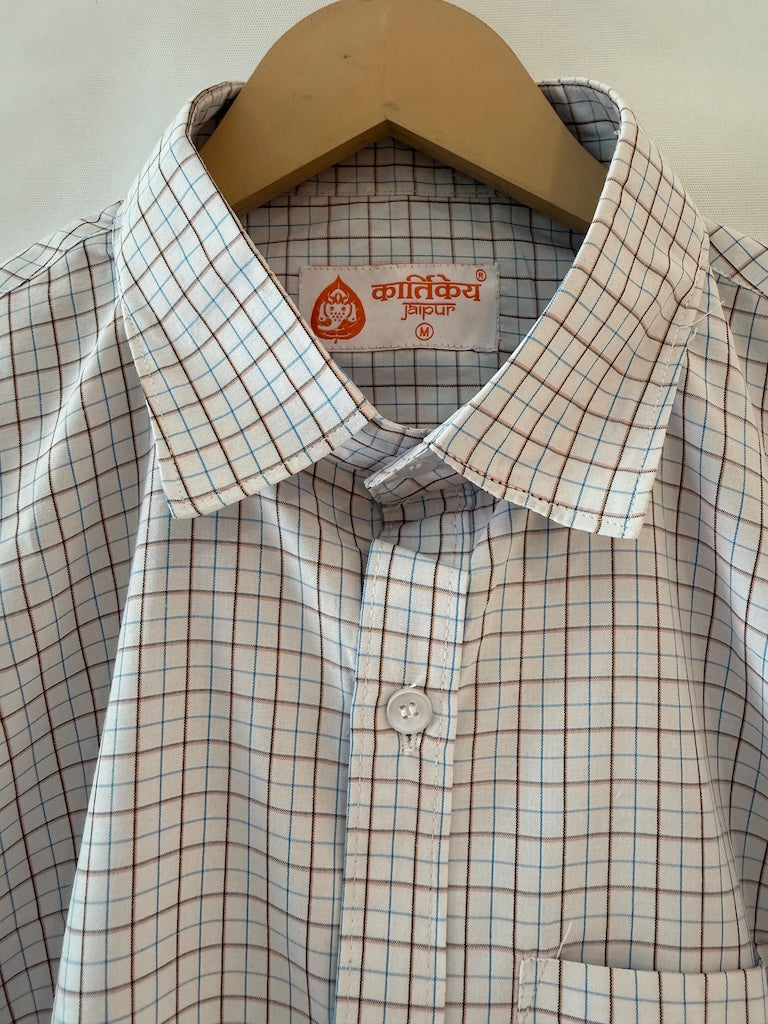 Mens Checkered Every Day Wear Premium Cotton Shirt