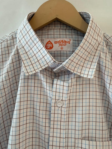 Mens Checkered Every Day Wear Premium Cotton Shirt