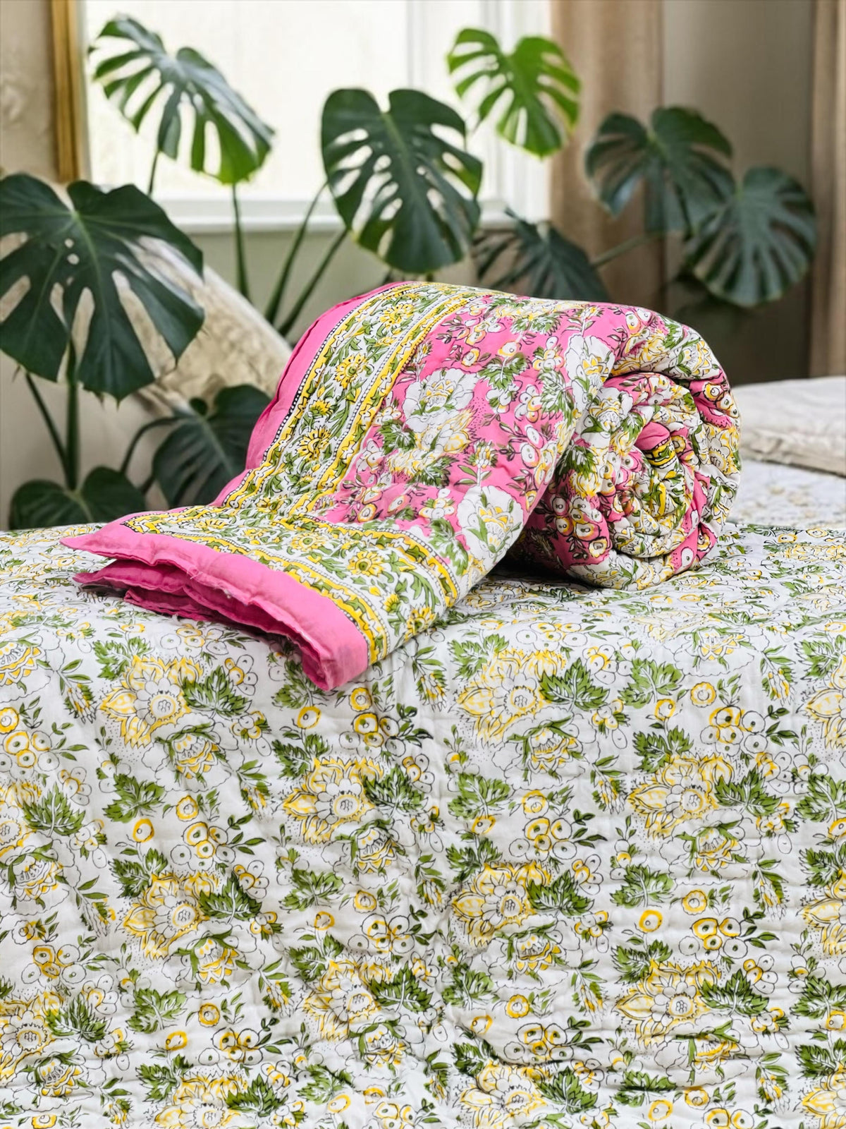Hand Block Printed Jaipuri Quilts By Label Rahul Singh