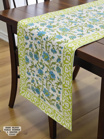 Handblock Table Runner ( 4 seater )