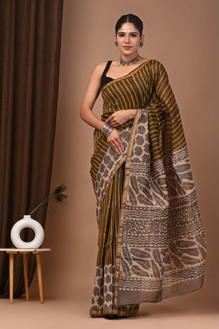 Beautiful Chanderi Saree with Blouse