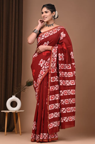 Beautiful Chanderi Saree with Blouse