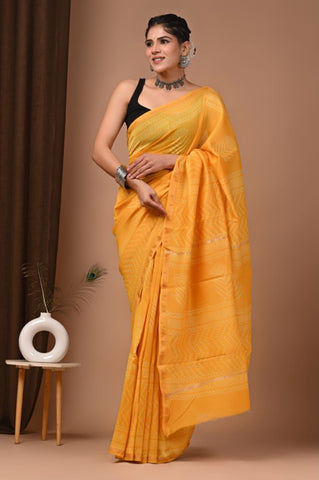 Beautiful Chanderi Saree with Blouse