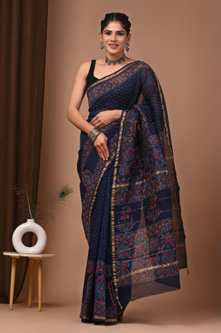 Beautiful Chanderi Saree with Blouse