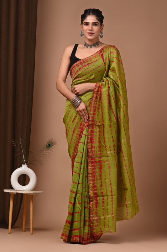 Beautiful Chanderi Saree with Blouse