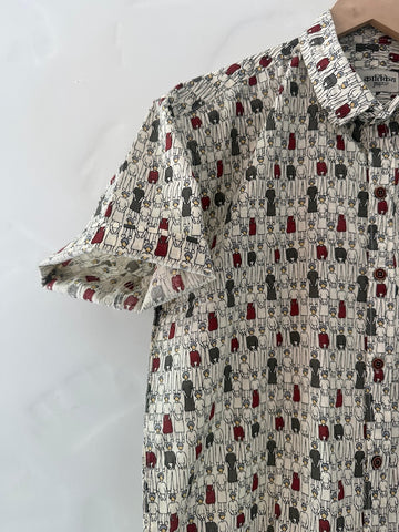 Trendy Art Design Cotton Shirt For Men By Kartikeya Jaipur