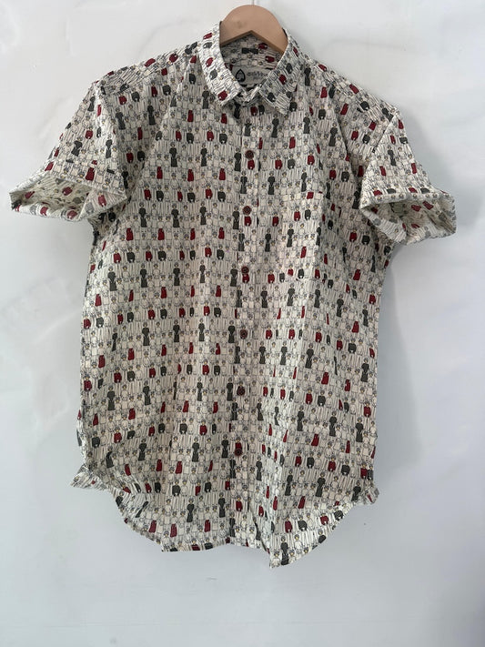 Trendy Art Design Cotton Shirt For Men By Kartikeya Jaipur