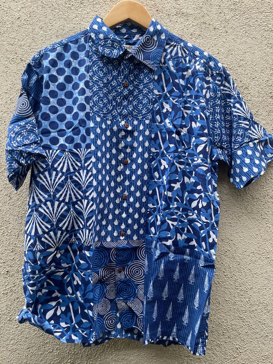 Classic Indigo Oversized Shirts for Mens - Limited Edition