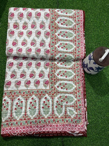 PREMIUM JAIPURI QUILTED BEDCOVER