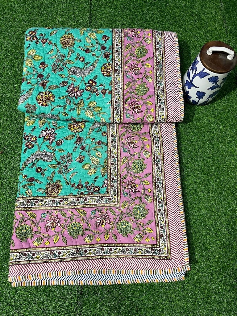 PREMIUM JAIPURI QUILTED BEDCOVER