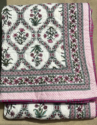 PREMIUM JAIPURI QUILTED BEDCOVER