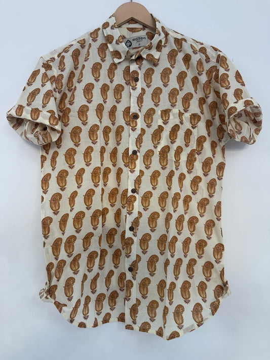 Kartikeya Jaipur Sanganeri Print Cotton Shirt - Artist Edit
