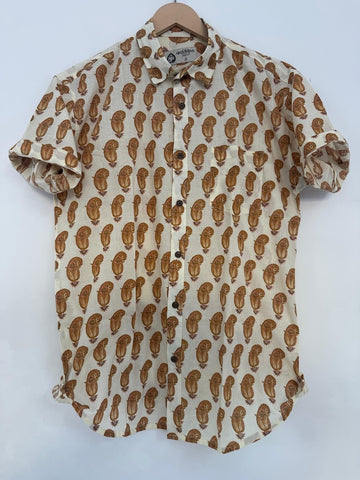 Kartikeya Jaipur Sanganeri Print Cotton Shirt - Artist Edit